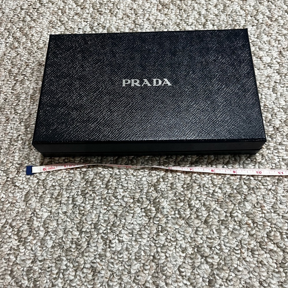 Prada 10”x6”x2” Accessory Box